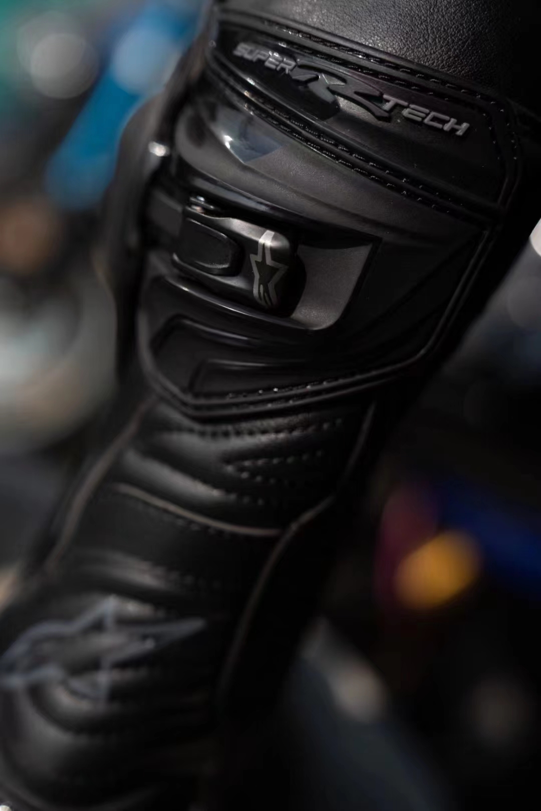 A星 赛道靴SUPERTECH R 黑武士车鞋靴 - 图0