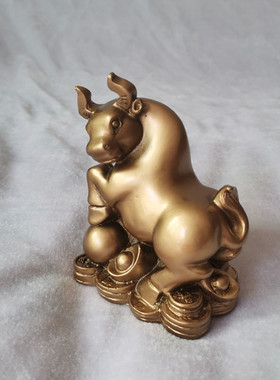 树脂生肖三合巳酉丑摆件蛇鸡牛