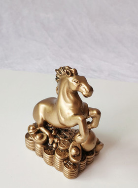 树脂十二生肖寅虎午马戌狗摆件