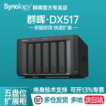 (consulting customer service custom) Synology group hui DX517 five disc bit hard disk expansion cabinet Augmentation expansion expansion equipment expansion case original array DX513 upgrade