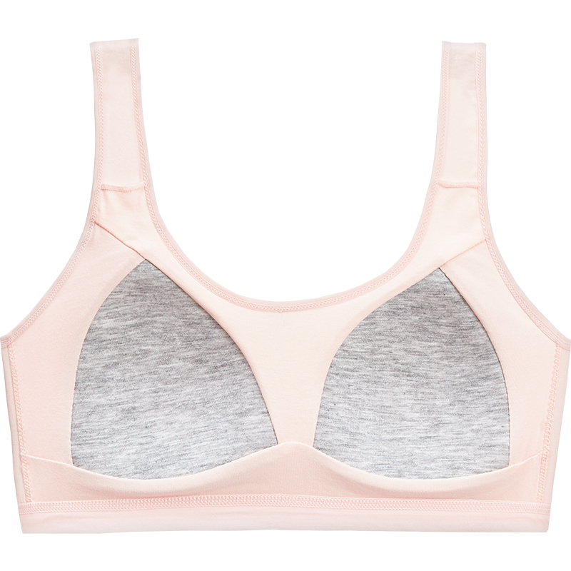 发育期纯棉女童无钢圈带胸垫内衣 蓓莱芬少女文胸