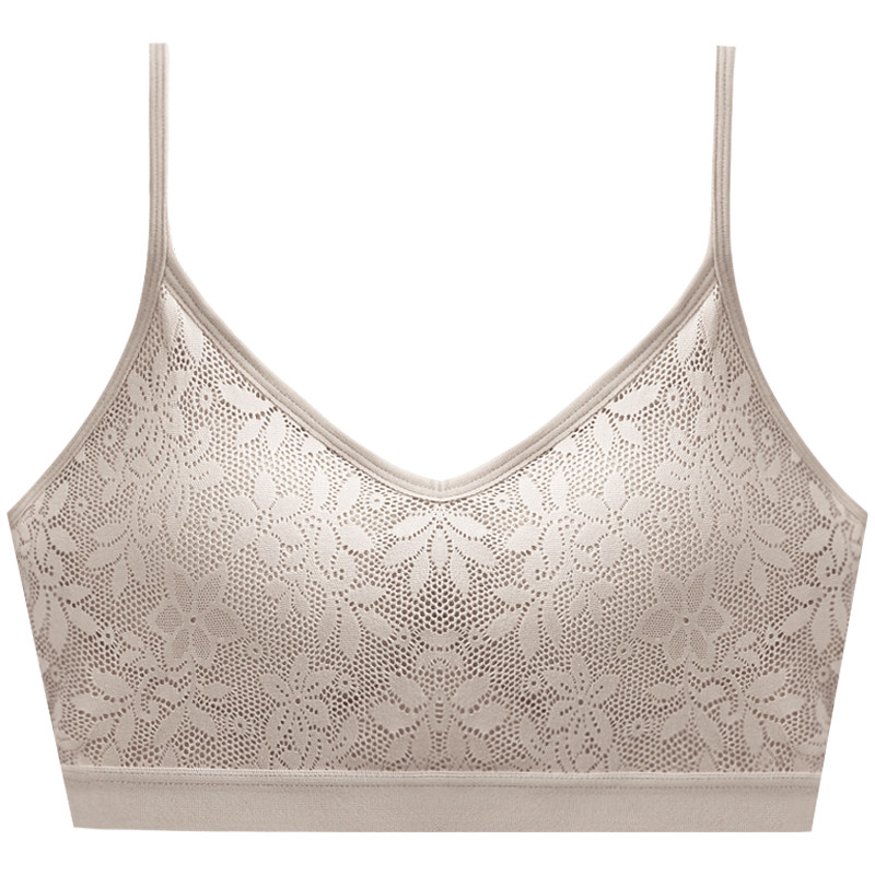 性感蕾丝美背少女聚拢吊带一体文胸 蓓莱芬文胸