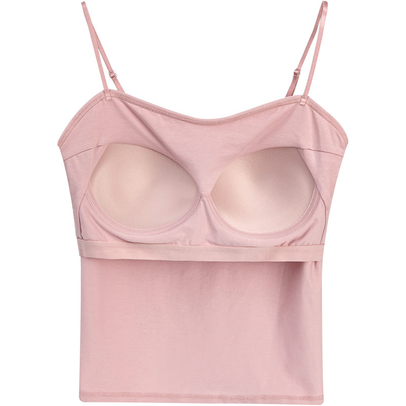 外穿长吊带美背bra胸垫打底背心带 蓓莱芬吊带/背心/T恤