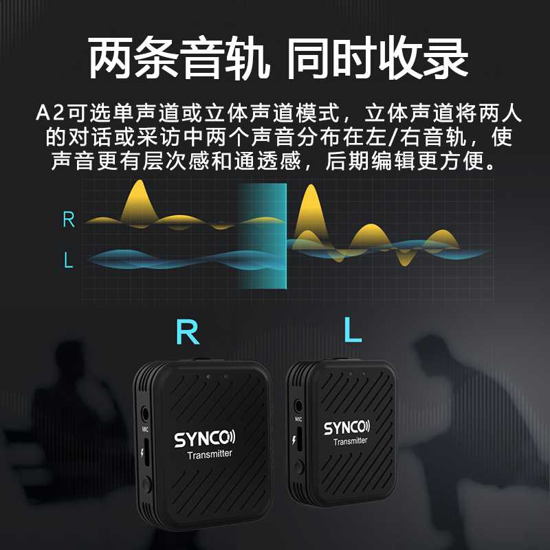 奉科 SYNCO G1SYNCO奉科G1无线领夹式麦克风手机相机直播小蜜蜂收 - 图1