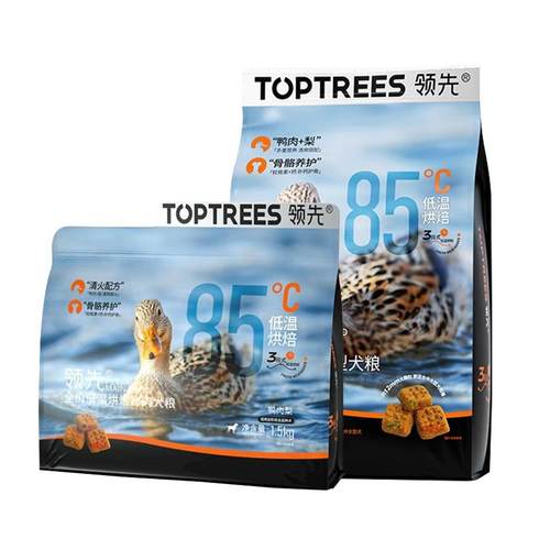 领先狗粮烘焙狗粮鸭肉梨犬粮狗粮试吃小包装中小型犬粮主粮去泪痕 - 图3