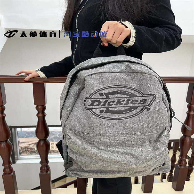 Dickies印花字母大Logo学生大容量背包 174M90LBB07GY01-图1