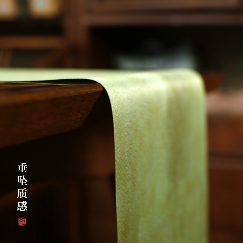 中式垫布 轻奢绢本茶席 防水茶桌布 茶道桌旗茶室 柜旗宋代美学,淘宝优惠券,粉丝福利购,淘宝优惠卷