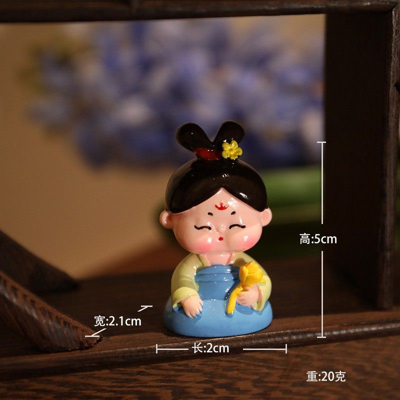 文创纪念品古风唐仕女树脂摆件办公室桌面装饰品盲盒挂饰车载饰品,淘宝优惠券,粉丝福利购,淘宝优惠卷