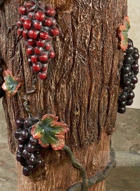 南欧风情葡藤缠绕落地装饰罐