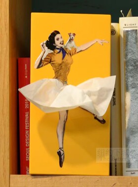 现 正品非仿制纽约下城公园进口布丽吉特的怀旧淑女长方纸巾盒