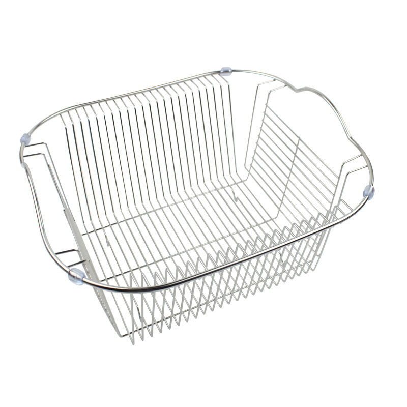 加粗304不锈钢沥水篮水槽碗碟架沥水架厨房洗菜滤菜篮水果蓝菜筐,淘宝优惠券,粉丝福利购,淘宝优惠卷