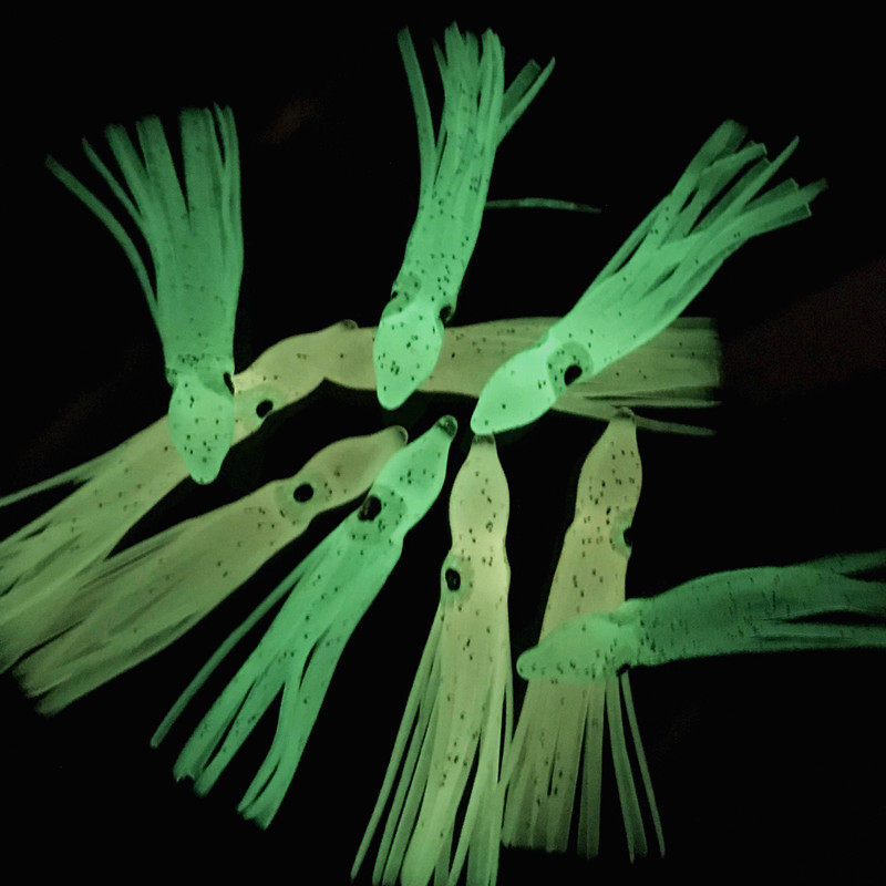 海钓路亚 鱿鱼软饵 章鱼假饵 夜光路亚软饵  海钓 深海串钩鱿鱼须,淘宝优惠券,粉丝福利购,淘宝优惠卷