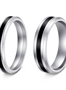 时尚个性高级感钛钢戒指