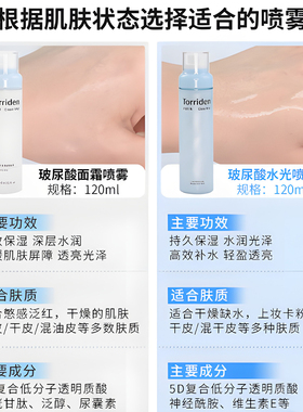 torriden桃瑞丹玻尿酸面霜喷雾