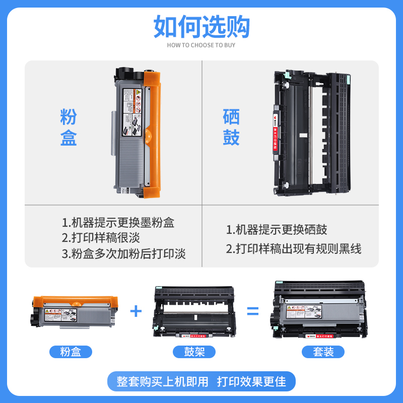 适用联想M7400pro硒鼓M7605D M7615DNA LT2451H粉盒M7655DHF - 图1