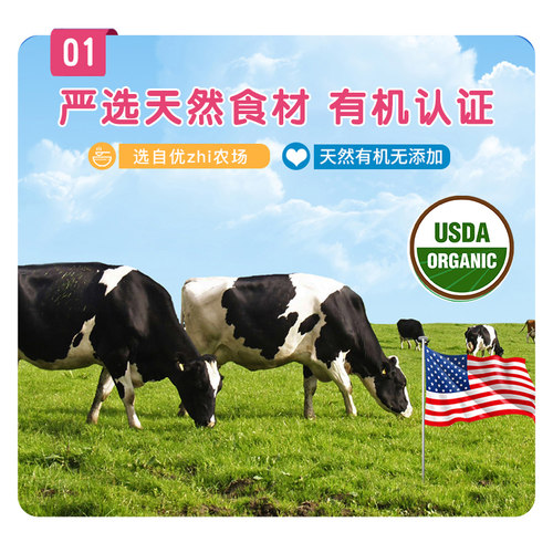 美国嘉宝Gerber宝宝2段有机苹果菠菜泥婴幼儿营养辅食泥113g 4月+ - 图0