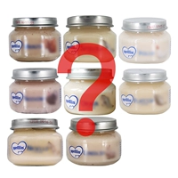 8 бутылок мясной грязи (необходимо отметить вкус, является ли вкус случайным