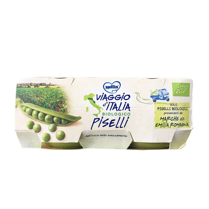 意大利mellin美林有机婴幼儿豌豆蔬菜泥 宝宝婴儿辅食泥 80g 4月+,淘宝优惠券,粉丝福利购,淘宝优惠卷