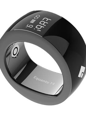 显示戒指六位led触摸指环智能计数器计数器计数金属手指电子时间