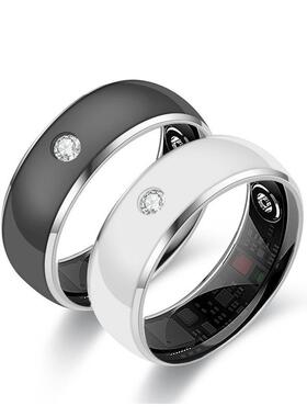 心率压力戒指运动血氧防水跟踪睡眠监测时尚戒指模式多智能情侣