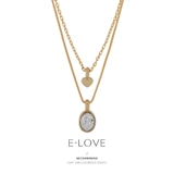 Tide, ретро ожерелье, свитер, подвеска, простой и элегантный дизайн, изысканный стиль