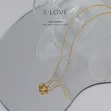 Tide, ретро золотое ожерелье, цепочка до ключиц, простой и элегантный дизайн, популярно в интернете