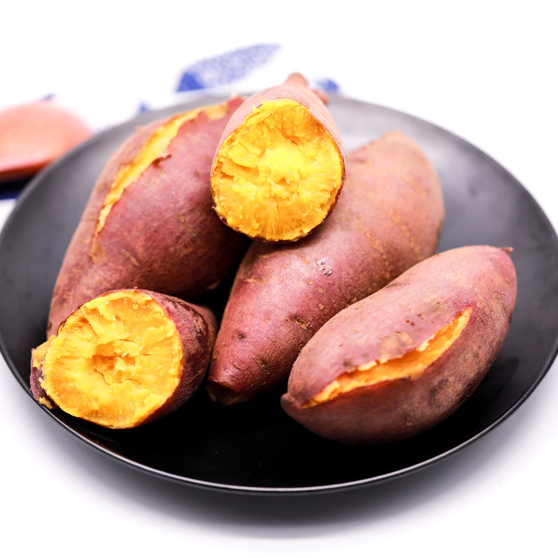 新鲜红薯5斤农家自种小红薯山芋 壹农壹果番薯