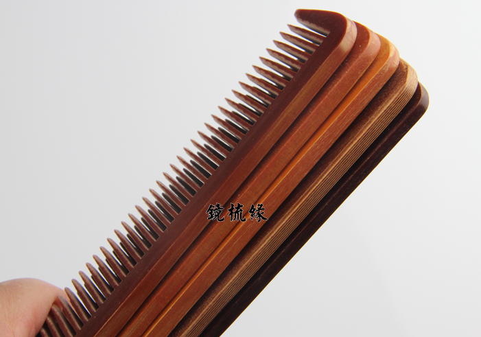 理发梳胶木梳子坚忍耐热耐牢长方形条梳发廊专用防静电-图3