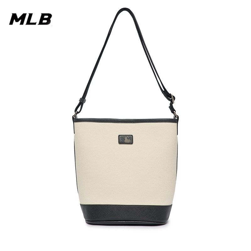 MLB水桶包男女包NY字母时尚单肩包学院风挎包小包3ABMS093N-50CRD_虎窝淘