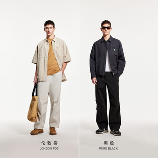 杰克琼斯凉感工装裤男士夏季宽松