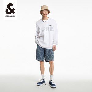 杰克琼斯夏季男时尚百搭潮流牛仔面料水洗工艺情侣款休闲鞋子男鞋