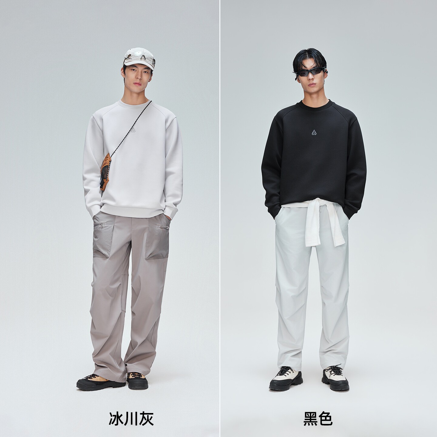 [yu]【空气层面料】杰克琼斯AT系列卫衣圆领挺括不易褶皱刺绣宽松 克刺实拍商品图