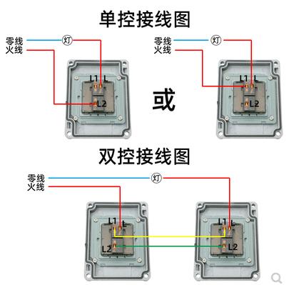 防爆墙壁开关220V10A明装暗装86型单联双联三联双控翘板照明开关-图0