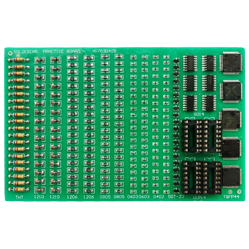 插件贴片元件两用型焊接练习板 FR4玻纤材质PCB焊接练习板YH-359 - 图3