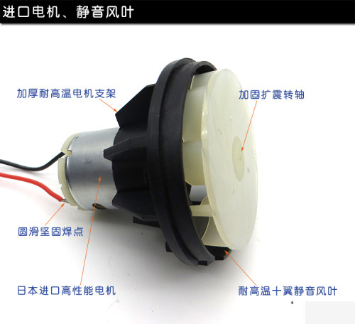 卓能M800S工业级2000W热风枪可调温电热吹风枪吹线机烤枪热吹风枪 - 图2