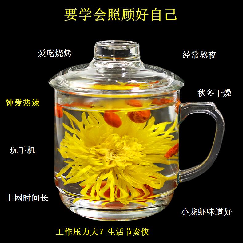 菊花茶金丝皇菊一朵一杯罐装菊花茶清火黄山贡菊胎菊散装黄菊花茶 - 图0