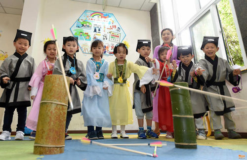 安吉游戏玩具竹筒投壶投箭游戏道具大人小孩投壶软头箭投箭壶包邮 - 图2