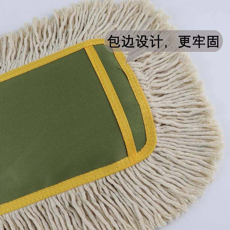 尘推罩家用平板拖把布头替换布棉线墩布排拖布大号60 90 110 cm_虎窝淘