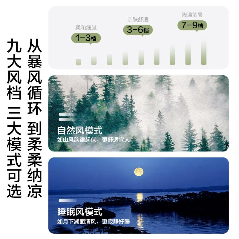 Airmate electric fan new model household small desktop desktop turbine air circulation fan mini table fan RD251