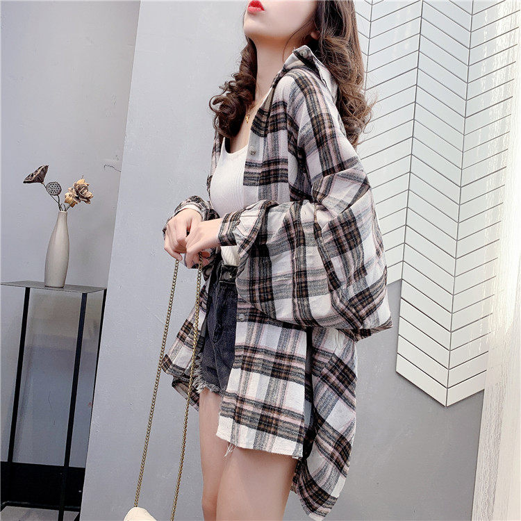 ins潮超火长袖2020年新款韩版衬衫 卡萱儿衬衫