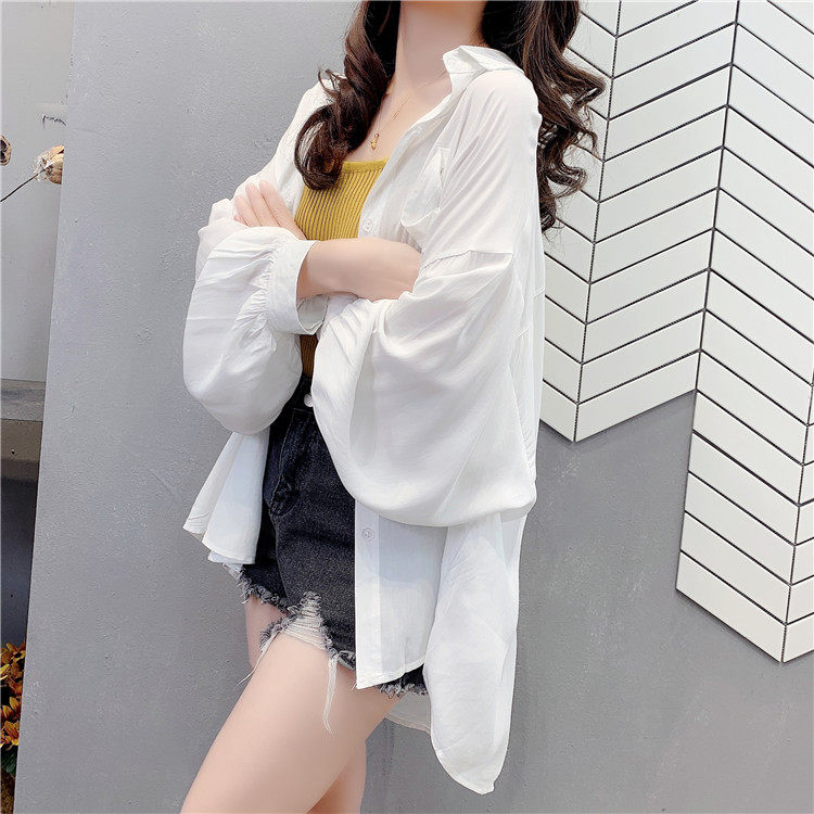 夏季防晒2020年新款宽松韩版衬衫 卡萱儿衬衫