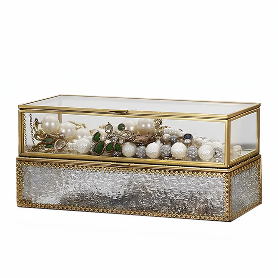 Glass jewelry jewelry storage box degaussing gift box