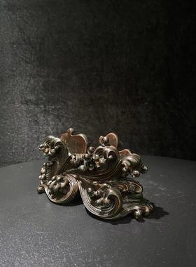 树脂多功能新中式客厅仿木