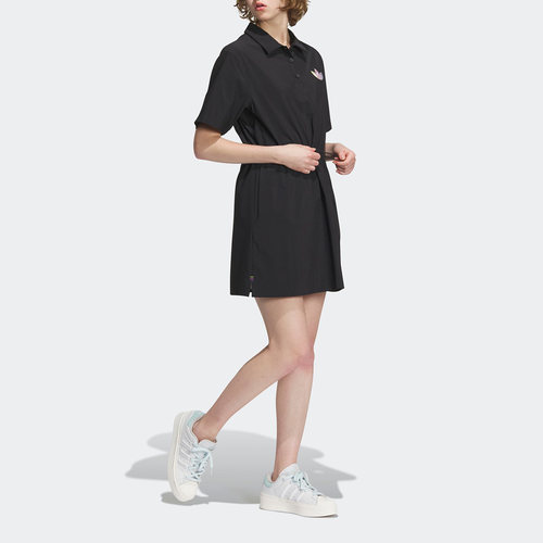 Adidas/阿迪达斯正品LT DRESS女子运动翻领短袖连衣裙IP2199 - 图0