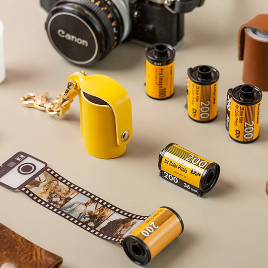 Kamen Rider same style camera roll leather case film cover film storage bag outdoor film storage case