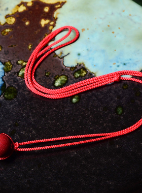 朱砂正品转运珠吊坠女锁骨链