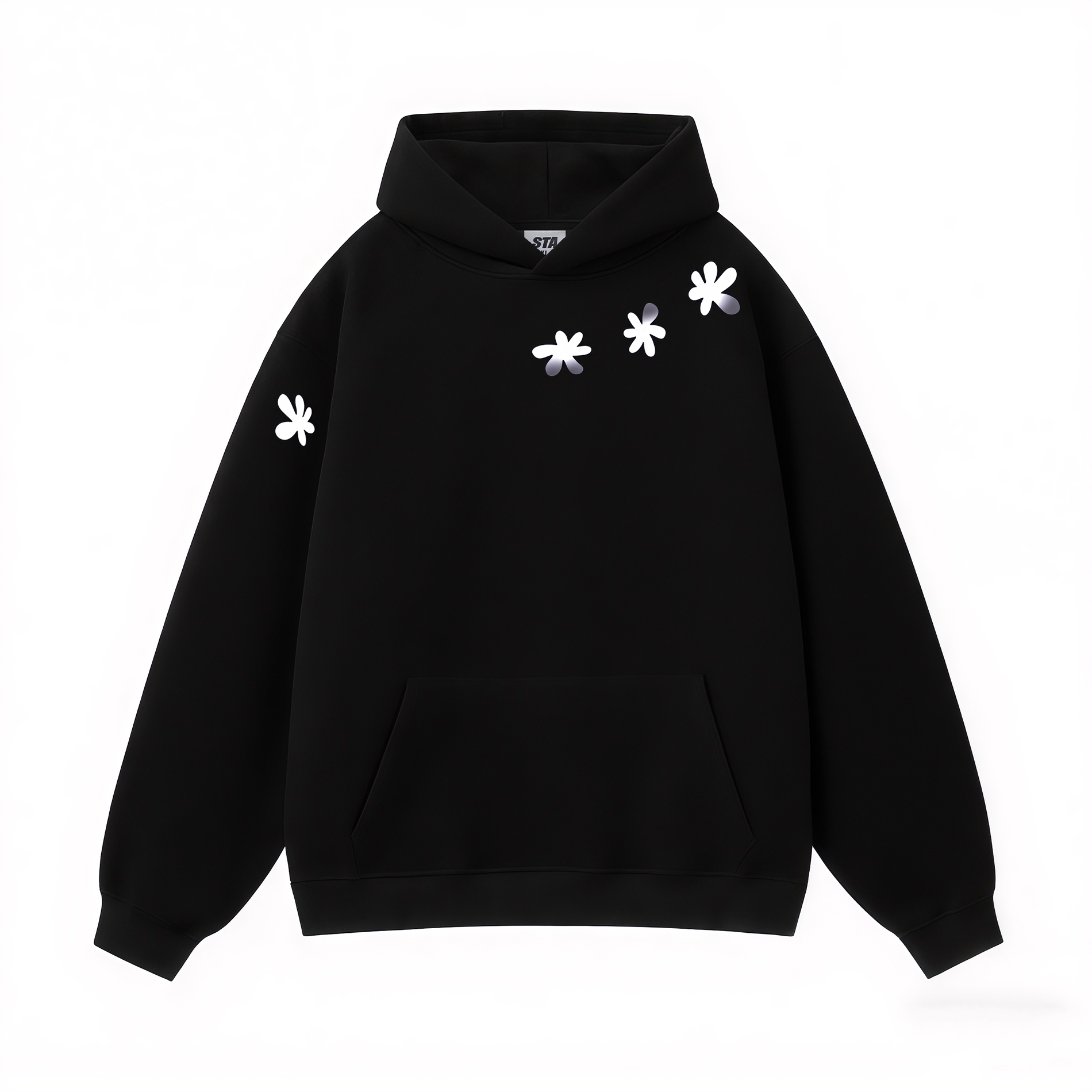 STA旗舰店美式潮牌小众设计连帽卫衣男女秋冬季重磅纯棉情侣外套 - 图3
