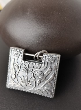 925纯银喜上眉梢吊坠复古民族风女生原创设计