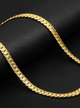 men gold plated chain hiphop fashion necklace night-club hot