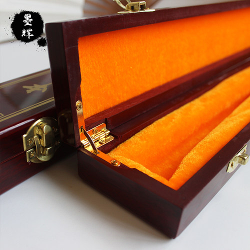 折扇空扇盒锦盒亚麻7寸8寸9寸10寸礼品扇子盒子包装礼盒定制logo - 图2